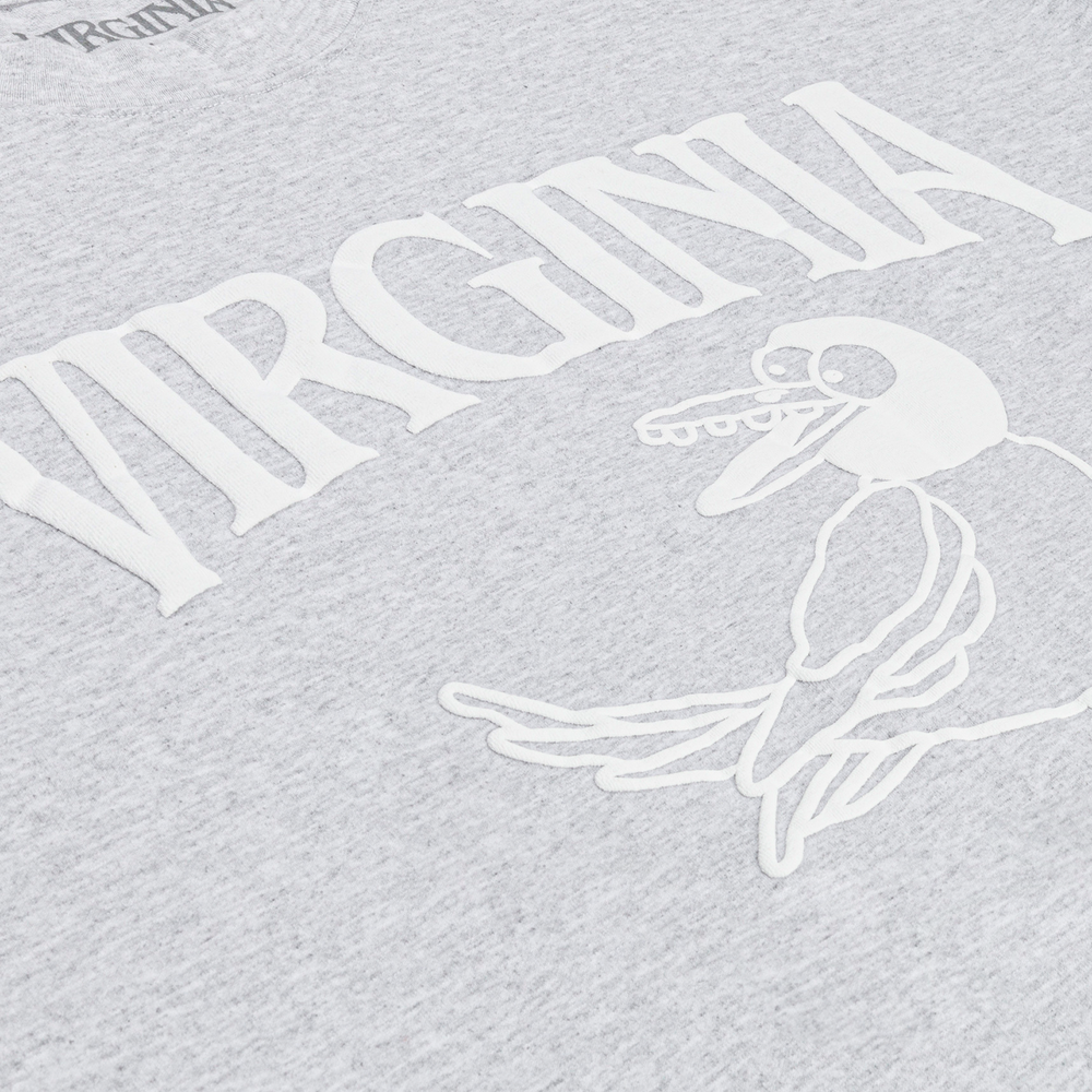 VIRGINIA BIRD TEE (HEATHER GRAY) - Image 2