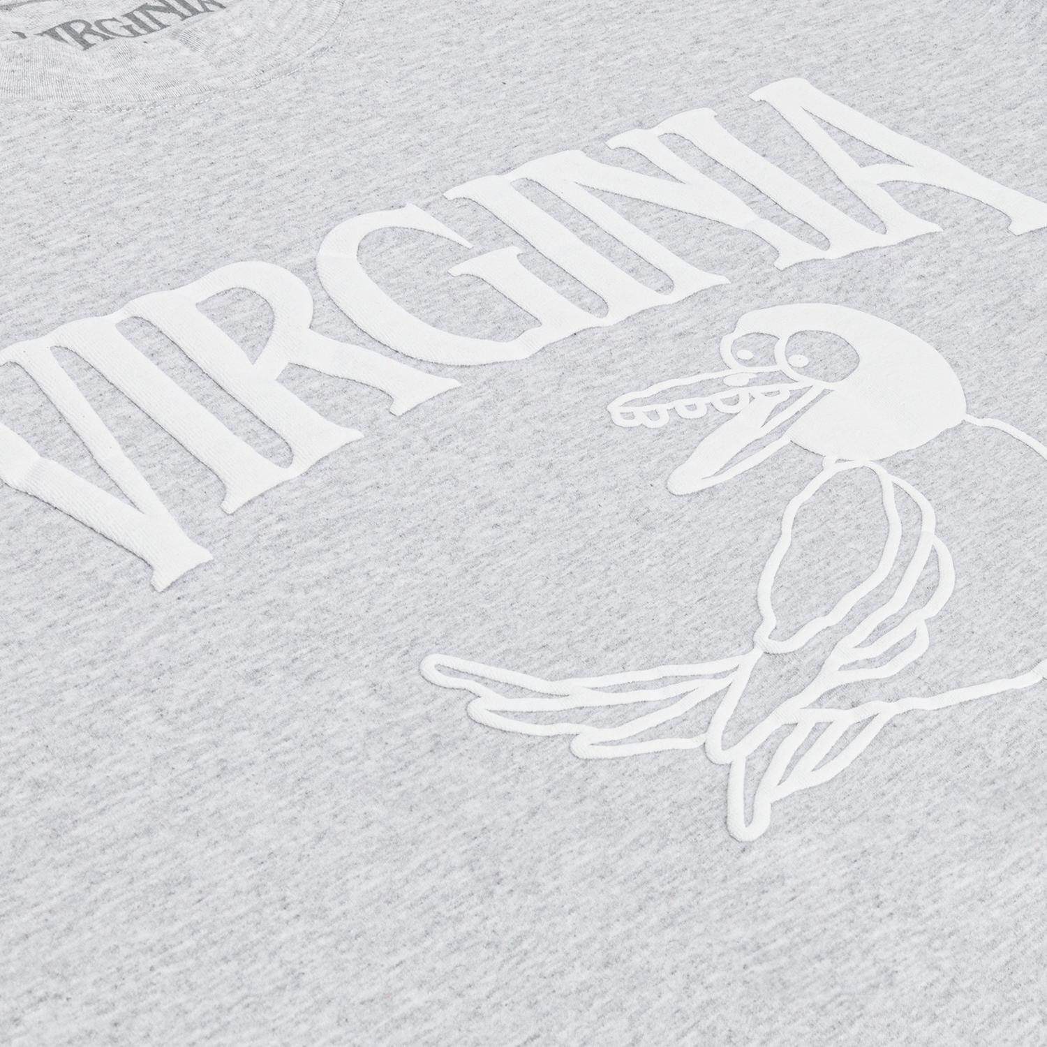 VIRGINIA BIRD TEE (HEATHER GRAY)
