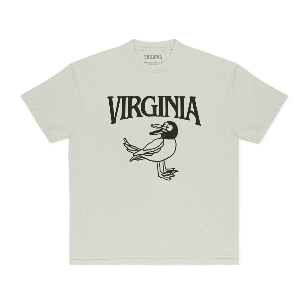 VIRGINIA BIRD TEE (SEAFOAM)