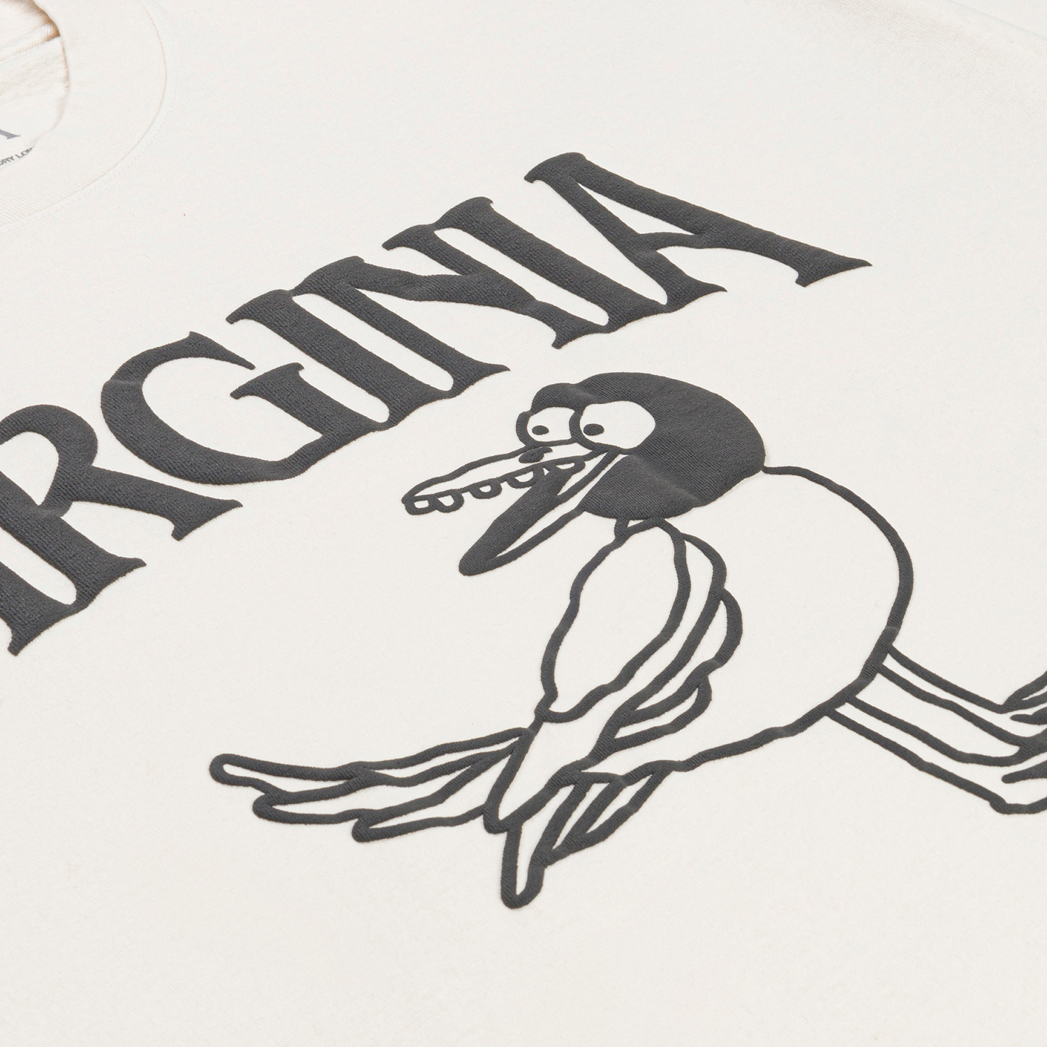 VIRGINIA BIRD TEE (TAUPE)