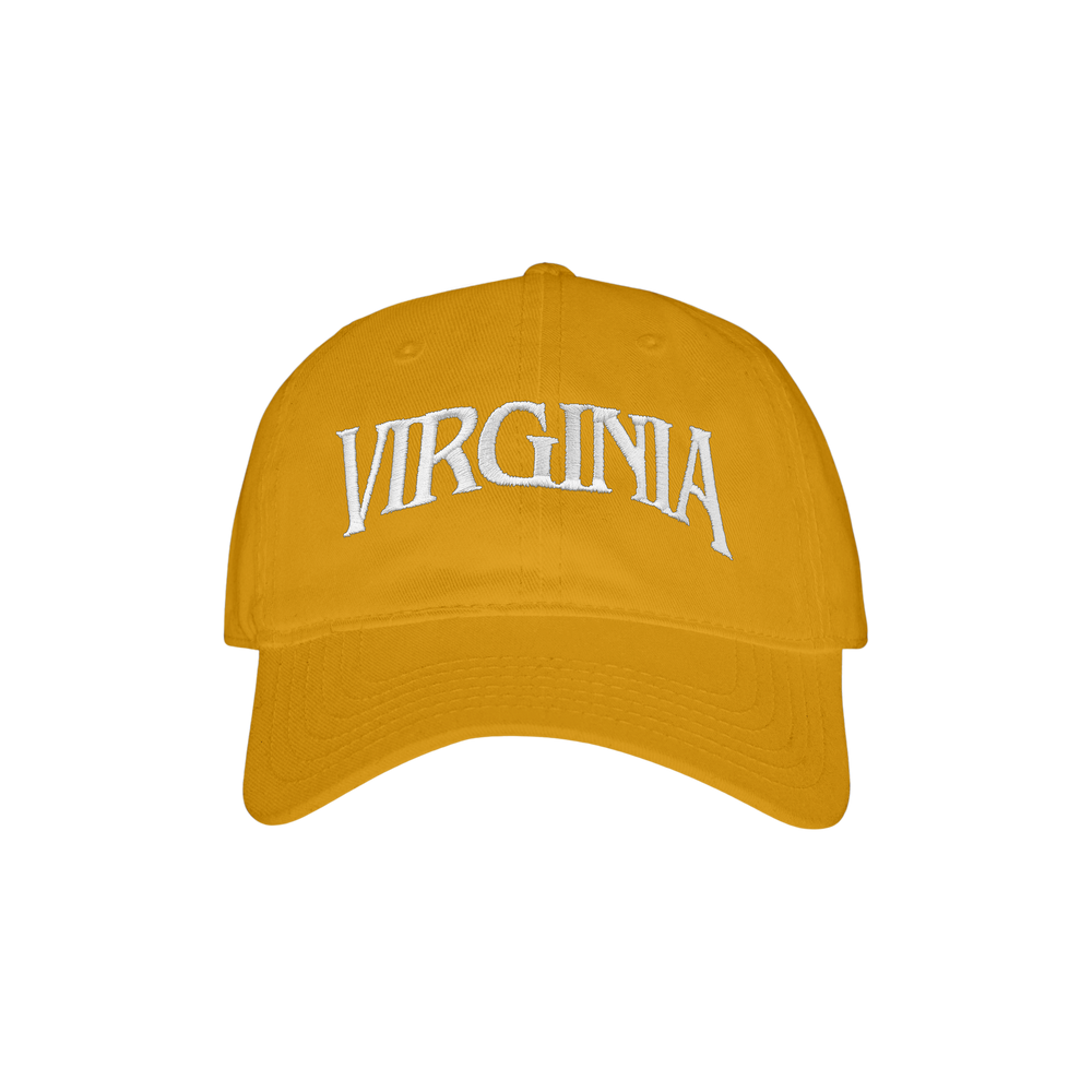 VIRGINIA EMBROIDERED DAD HAT (YELLOW)