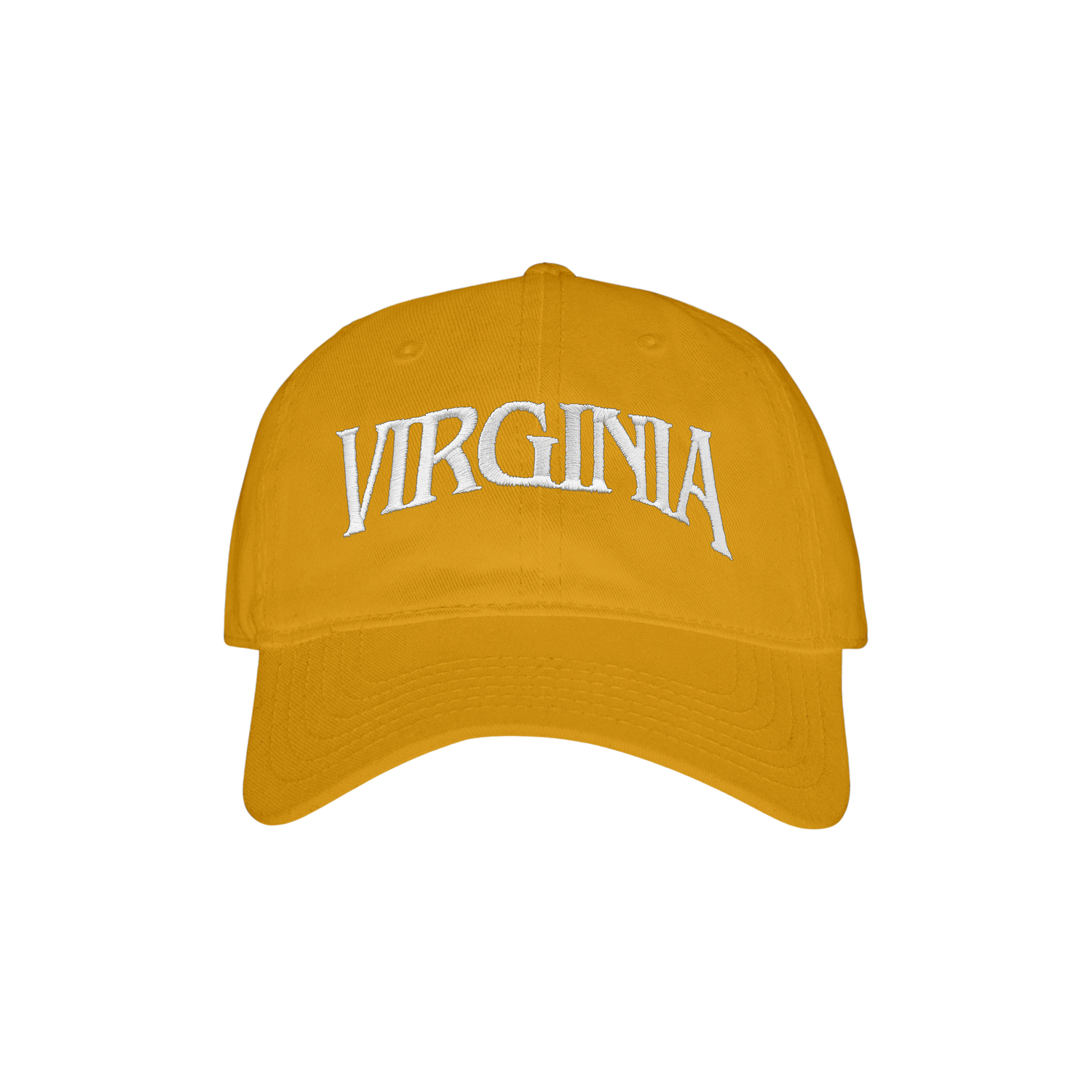 VIRGINIA EMBROIDERED DAD HAT (YELLOW)