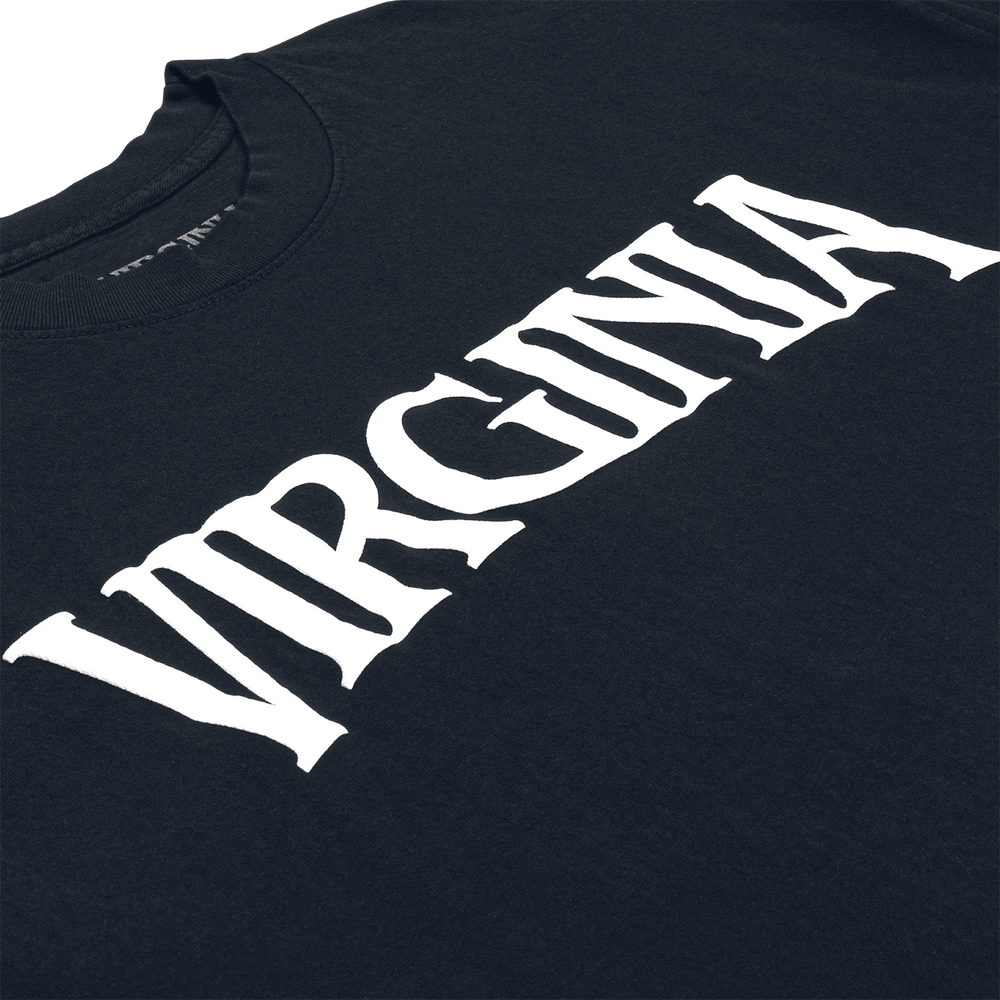 VIRGINIA LOGO TEE (DARK GREY) - Image 2