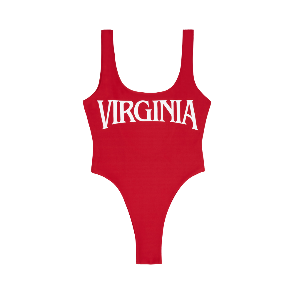 VIRGINIA ONE PIECE BATHING SUIT (RED)