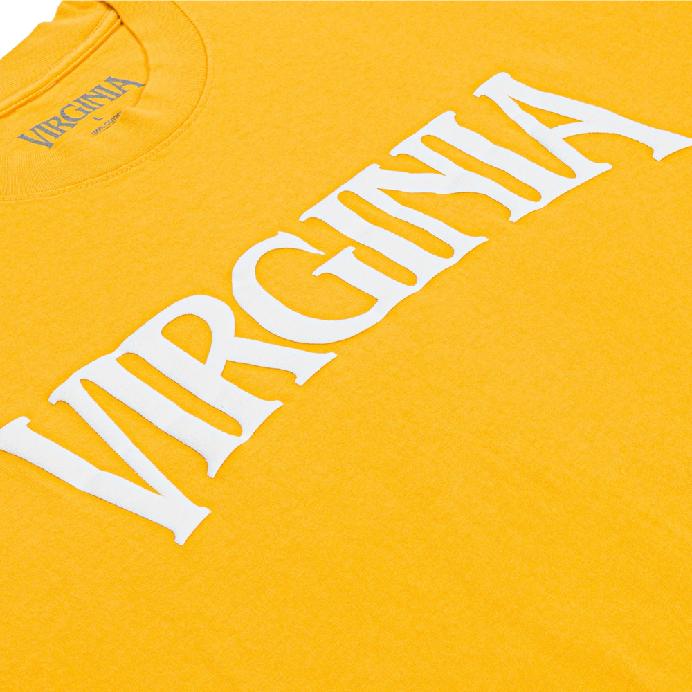 VIRGINIA LOGO TEE (YELLOW) - Image 2
