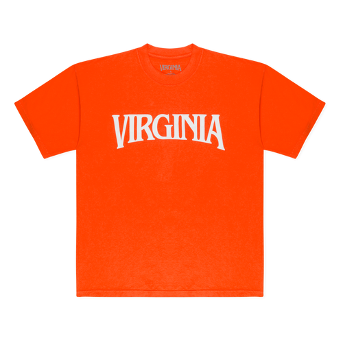 VIRGINIA LOGO TEE (ORANGE)