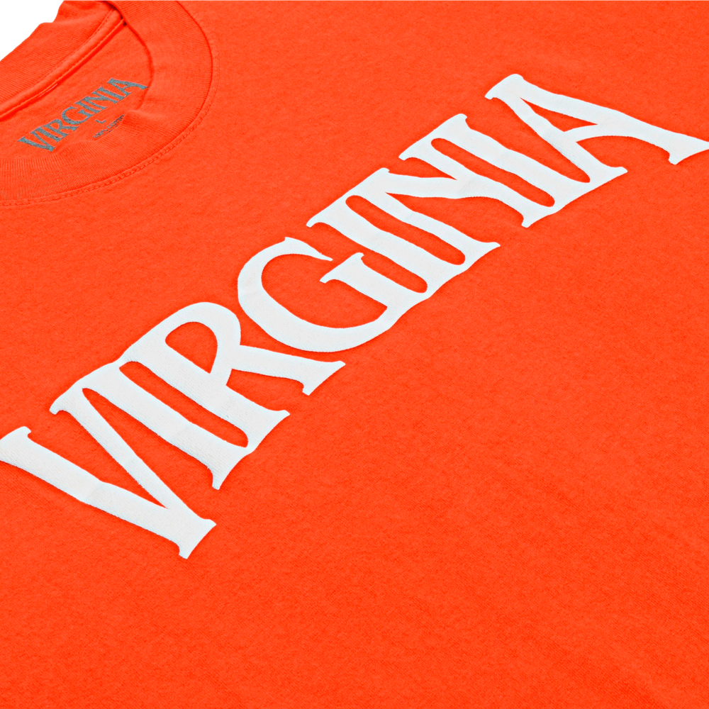 VIRGINIA LOGO TEE (ORANGE) - Image 2