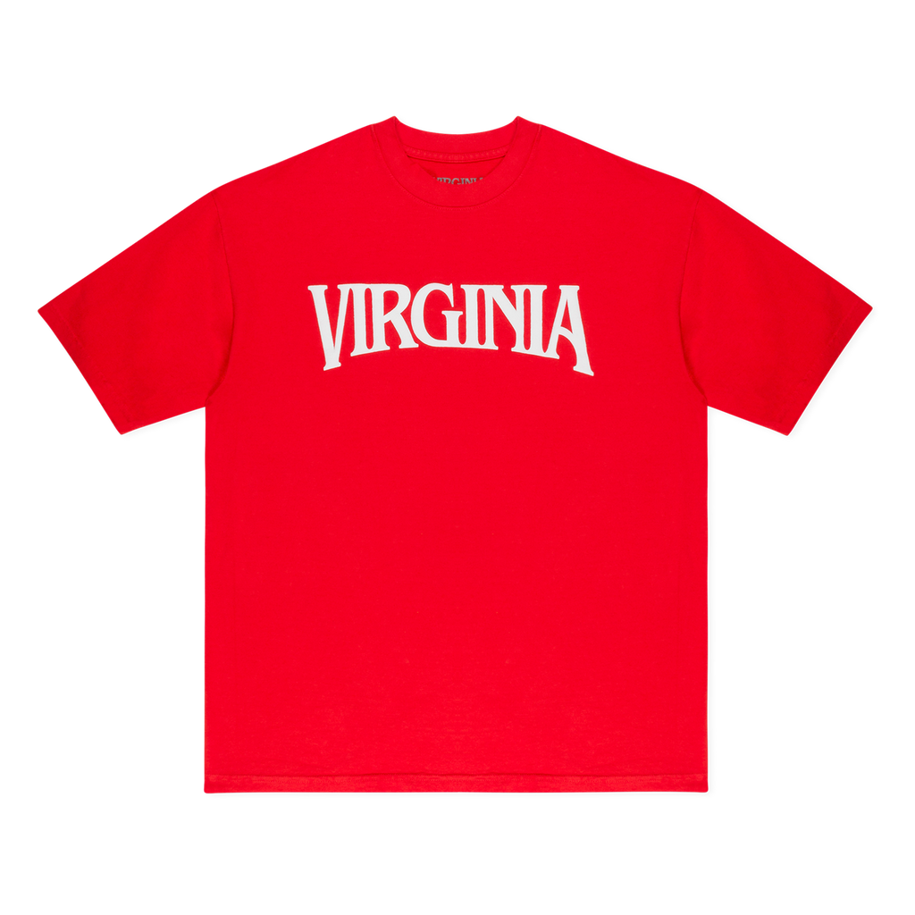 VIRGINIA LOGO TEE (RED)