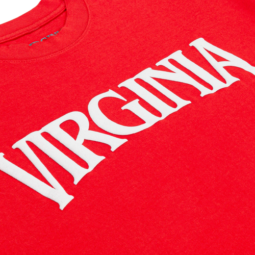 VIRGINIA LOGO TEE (RED)