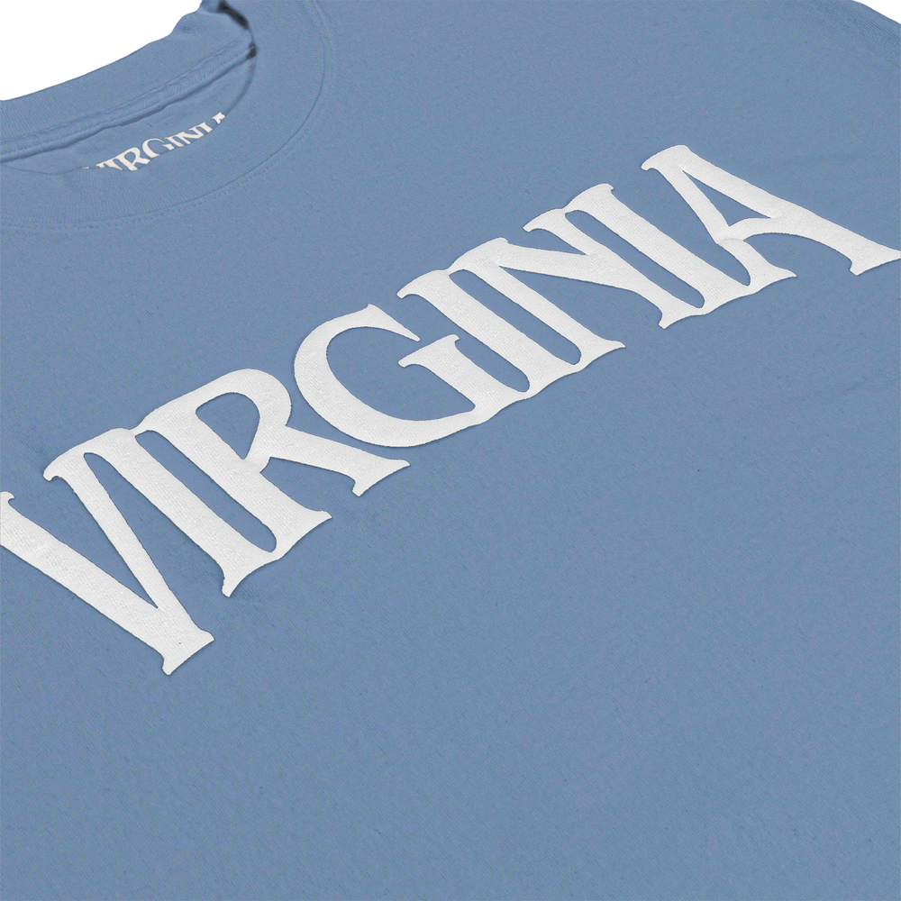 VIRGINIA LOGO TEE (SKY BLUE) - Image 2