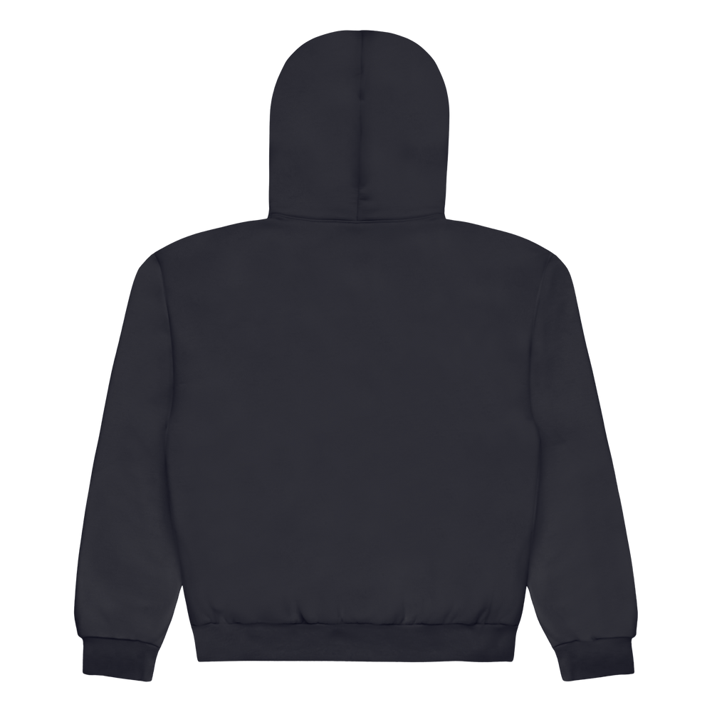 VIRGINIA ZIP HOODIE (DARK GREY) - Image 2