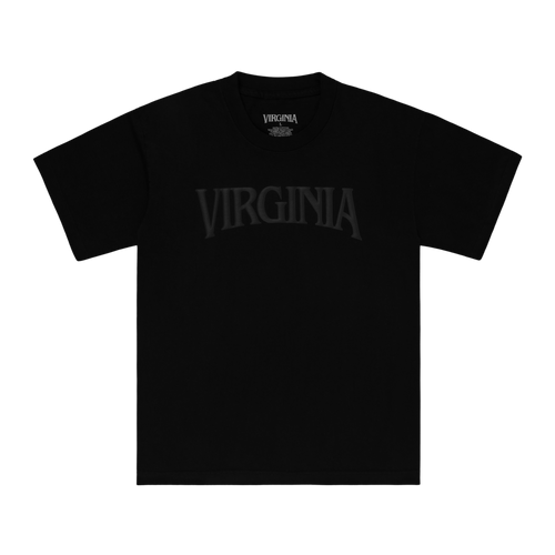 VIRGINIA LOGO TEE (BLACK GLOW)