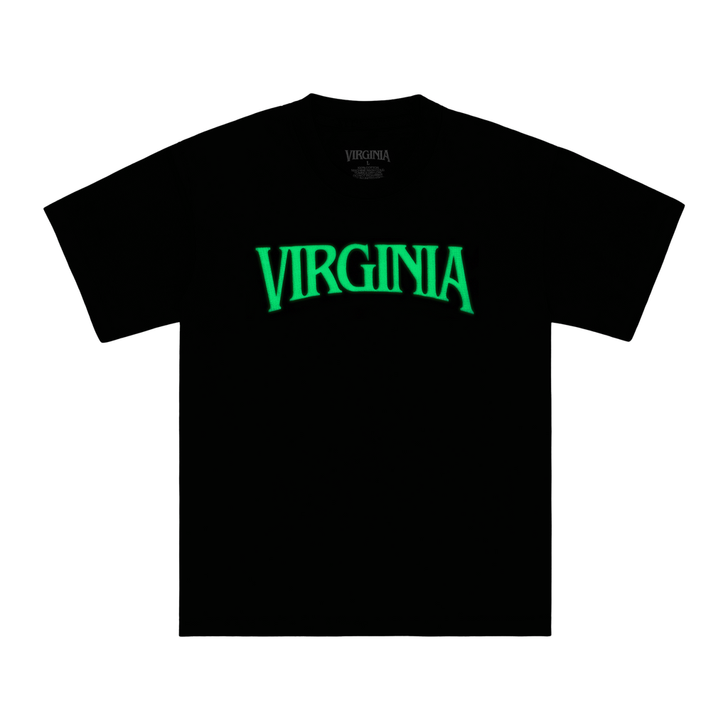 VIRGINIA LOGO TEE (BLACK GLOW)