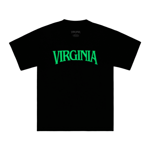 VIRGINIA LOGO TEE (BLACK GLOW)